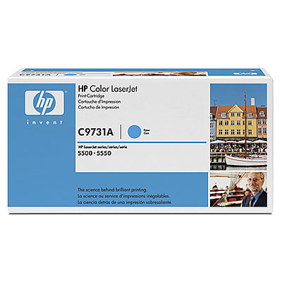 טונר כחול HP C9731A למדפסות 5550. 5500 מקורי