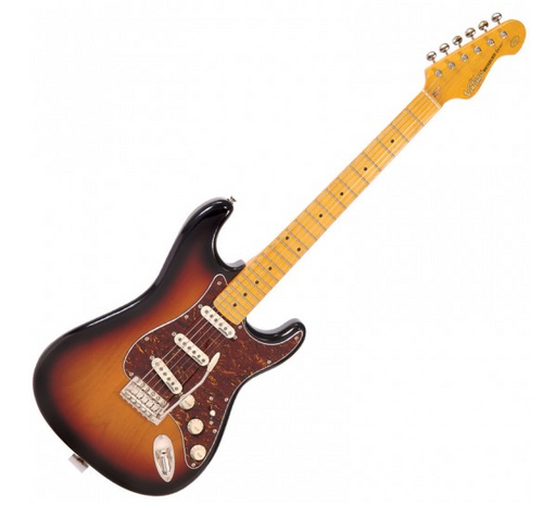 זוית נוספת Vintage V6M Reissued Sunburst Electric Guitar