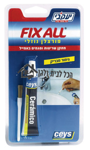 פורצלן נוזלי לבן Ceys FIXALL יעקבי
