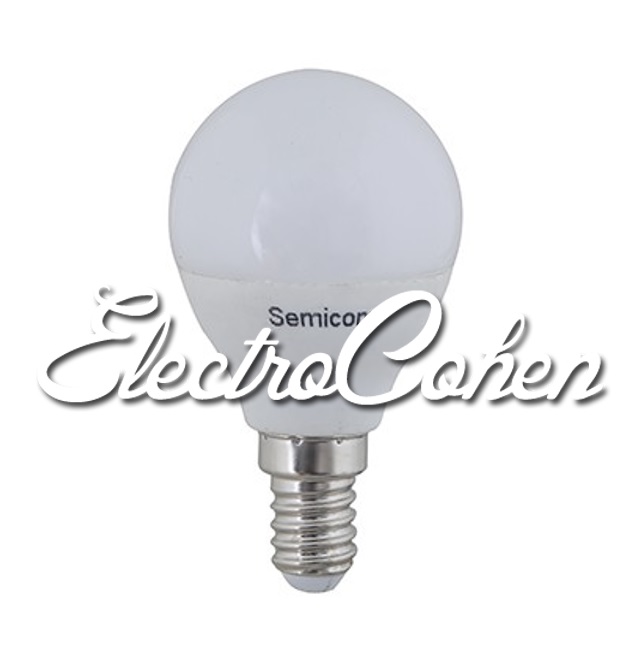 נורת לד כדור 5.5W E14 מתאימה לדימר אור צהוב