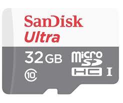 כרטיס זיכרון SanDisk Ultra micro SDHC 32GB SDSQUNR-032G-GN3MN סנדיסק