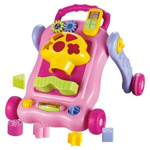 הליכון התאם צורה לתינוק - ורוד