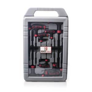 סט 9 מפתחות אלן ידית T במזוודה Roher Tools
