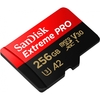 כרטיס זיכרון Sandisk Extreme Pro Micro SDXC 256GB SDSQXCY-256G
