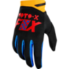 כפפות רכיבה פוקס שחור / צהוב - FOX DIRTPAW CZAR V19 