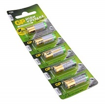 5 סוללות 12V מסוג A23 מבית GP