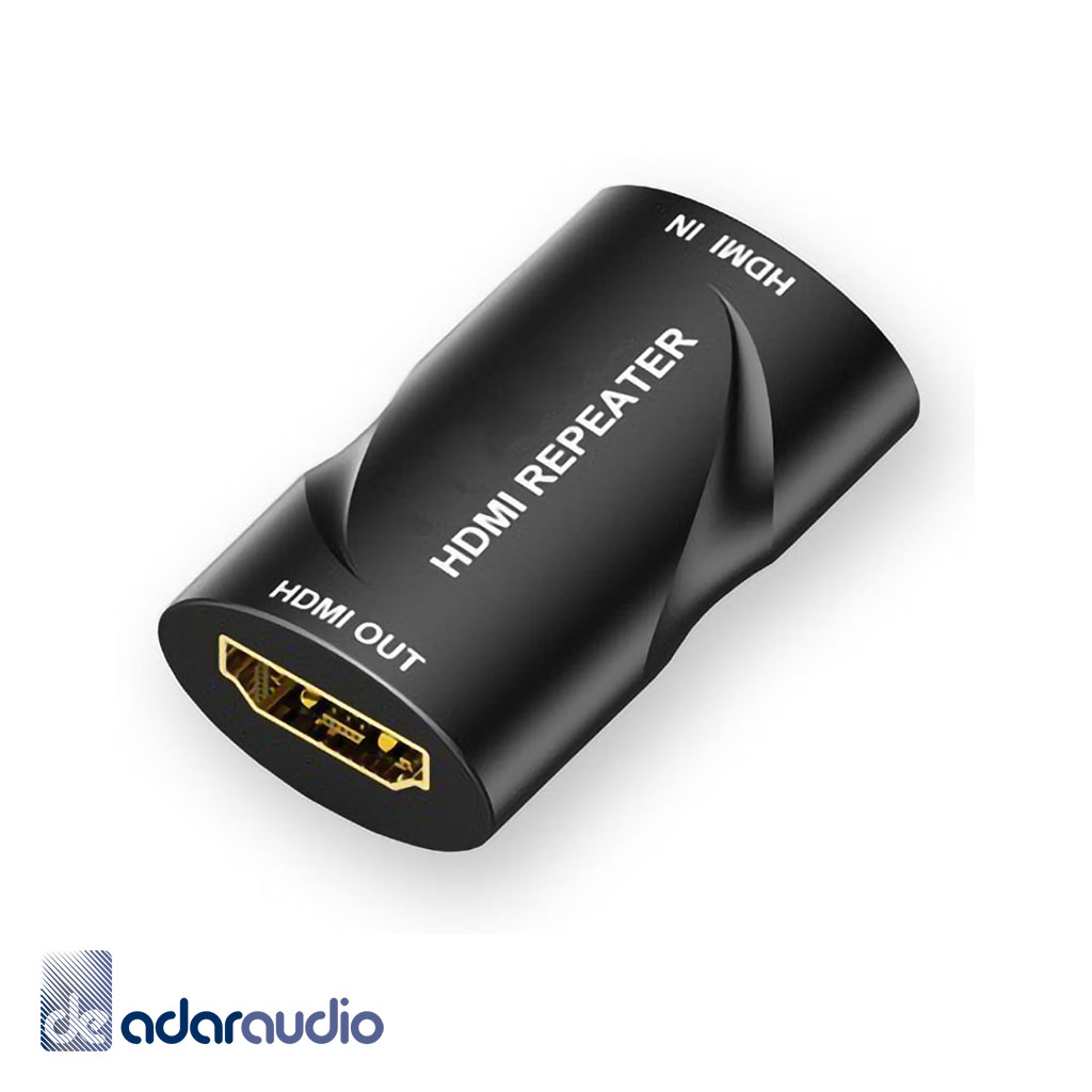 מגבר HDMI עד 40 מטר תומך 4K@30HZ + תלת מימד 3D (מתאם נקבה-נקבה)