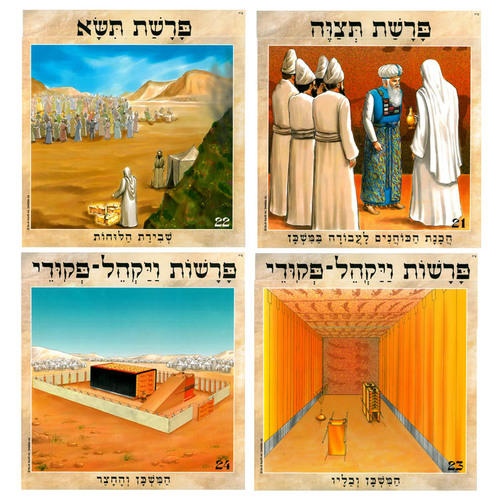 ערכת תמונות פרשיות חומש שמות