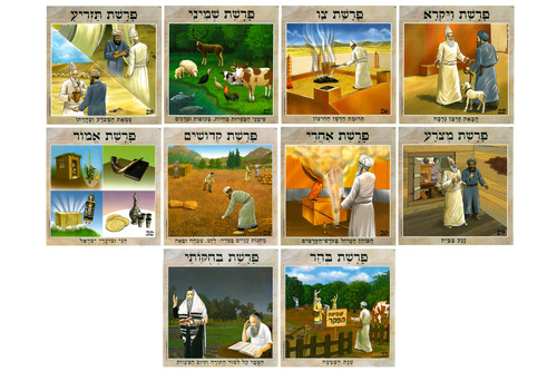 ערכת תמונות פרשיות חומש ויקרא