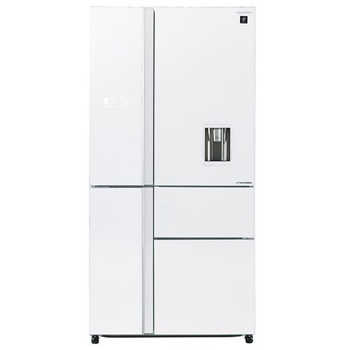 מקרר לבן  5 דלתות זכוכית Sharp SJFSD910 