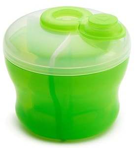 מחלק מנות 3 תאים עם מפריד סיליקון - ירוק