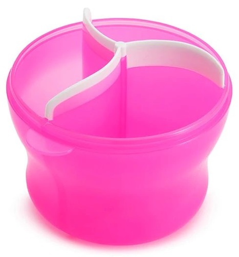 מחלק מנות 3 תאים עם מפריד סיליקון - ורוד