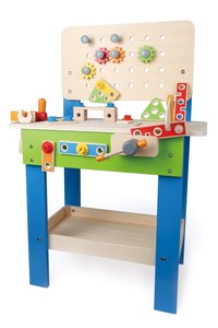 שולחן עבודה מעץ עם איבזור מלא 35 חלקים