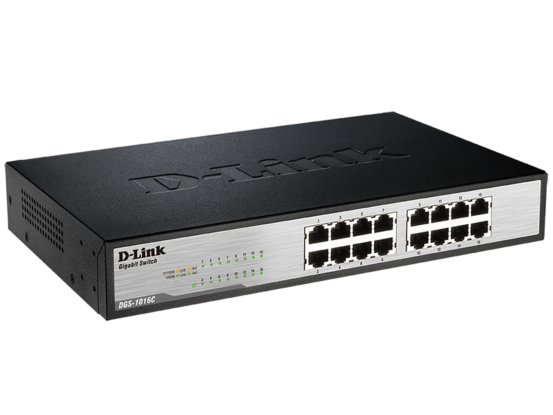 מתג רשת D-Link DGS-1024C עם 24 פורטים ג