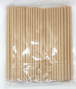 קשי שתייה נייר בצבע חום טבעי 100 יח'		