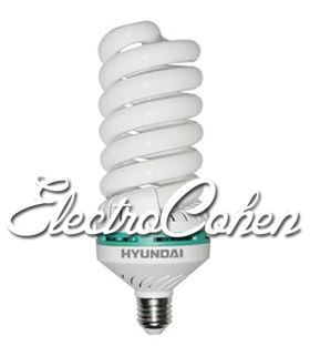 נורה חסכונית פלורסנט ספירל HYUNDAI 85W אור לבן
