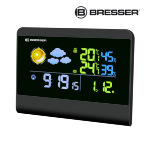 תחנה מטאורולוגית ביתית עם מסך צבעוני BRESSER