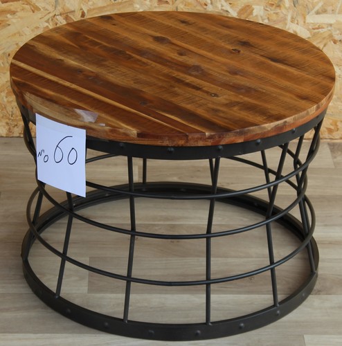 שולחן סלון עגול 60 ס