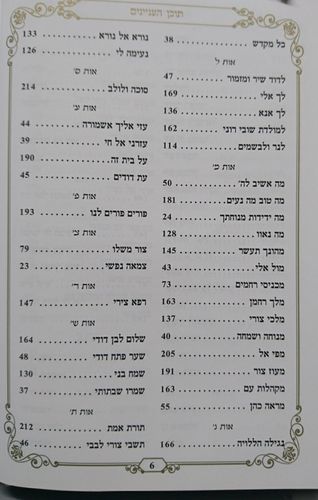 זמירות שבת משולב אשכנזי וספרדי דגם 9411