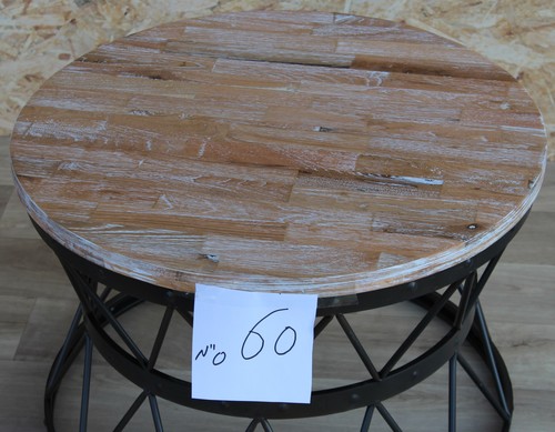שולחן סלון עגול 60 ס