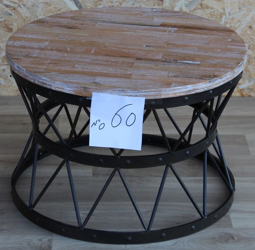 שולחן סלון עגול 60 ס