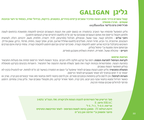 גליגן 1 ליטר GALIGAN