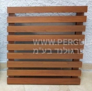 פרופילי אלומיניום דמוי עץ בחתך 2*4 ס
