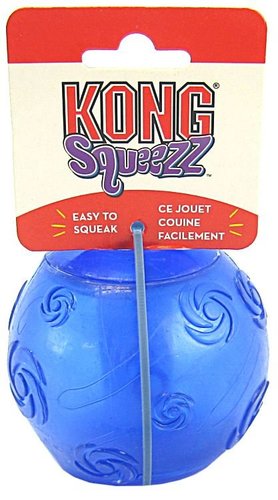 Kong סקוויז צפצפני כדור S לכלב קונג