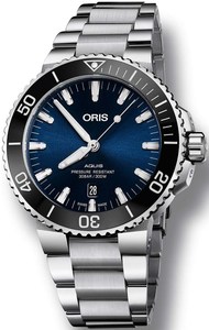 ORIS 0173377304135-0782405P 43.5MM Aquis Date