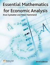 Essential Mathematics for Economic Analysis - Knut Sydsaeter (יד 2)  שונות 