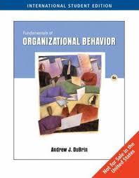 Organizational Behavior - (יד 2)Andrew J שונות 