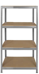 כוננית 4 מדפים לעומס עד 300 ק"ג STEEL-WORK