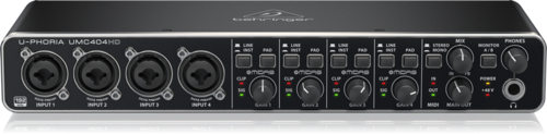 כרטיס קול Behringer U-PHORIA UMC404HD