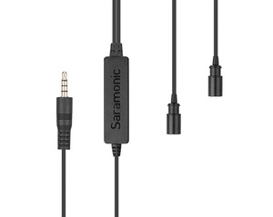 מיקרופון דש כפול Saramonic lavmicro 2m