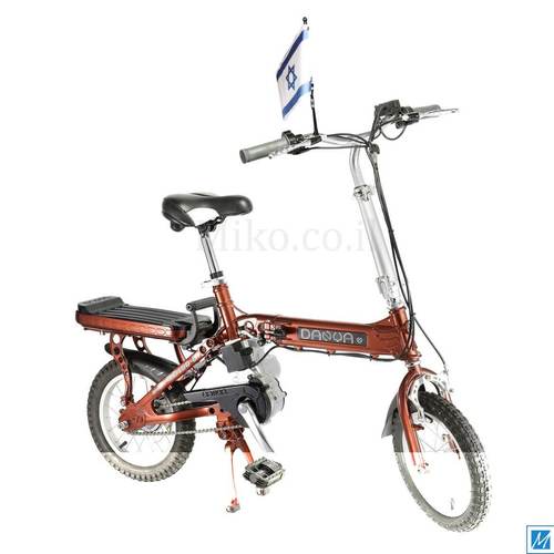 דגל ישראל לאופניים כולל מתקן