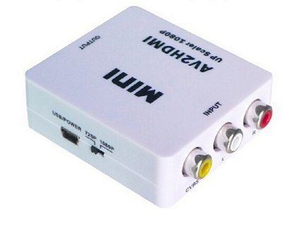 מתאם מעביר מחיבור RCA לחיבור HDMI מעביר AV TO HDMI