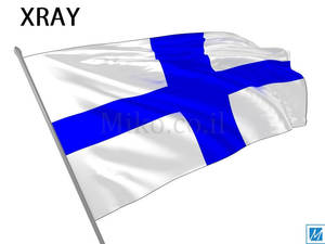 דגל אקסריי - XRAY FLAG - **דגל 30*40 - הזמנה ל5 יח ומעלה**