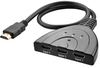 בורר מפצל כולל כבל 3D HDMI 3 כניסות תומך HDCP לממירים