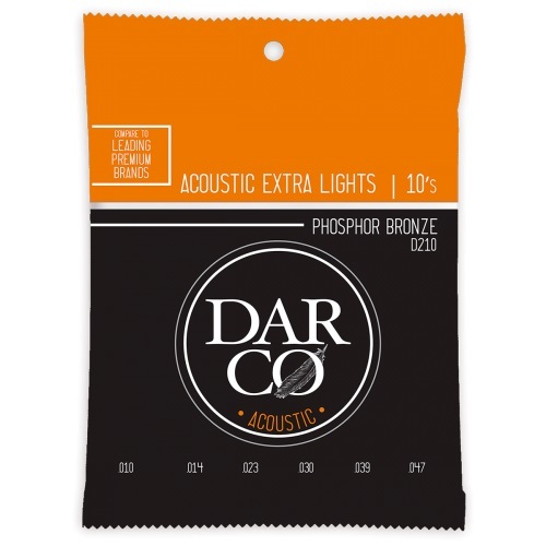 סט מיתרים 0.10 לאקוסטית DARCO D210