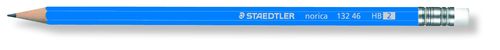 עיפרון עם מחק HB2 - קופסה 12 יח' STAEDTLER