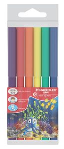 טושים לצביעה לונה - 6 צבעים STAEDTLER