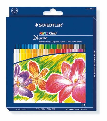 צבעי פסטל עבים - 24 צבעים STAEDTLER
