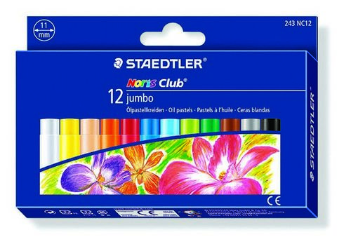 צבעי פסטל עבים - 12 צבעים STAEDTLER