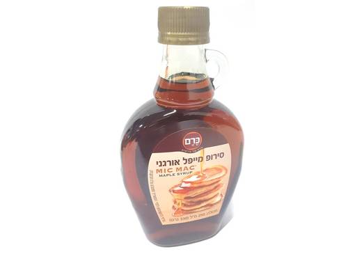 סירופ מייפל אורגני 