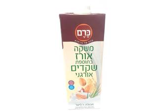 משקה אורז ושקדים אורגני 1 ליטר "כרם" 