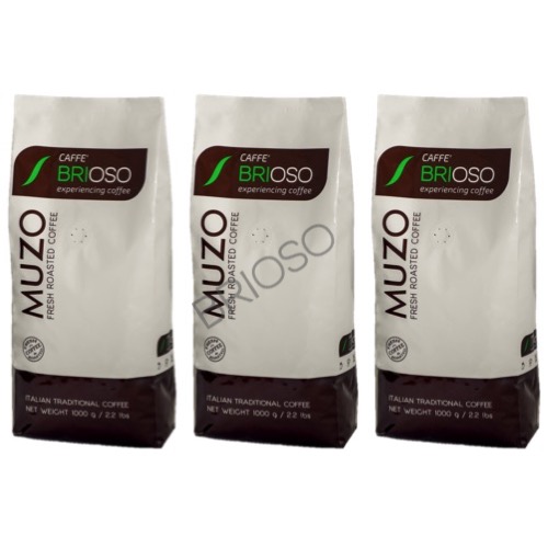 3 ק”ג פולי קפה בריוסו מוזו Caffe Brioso Muzo