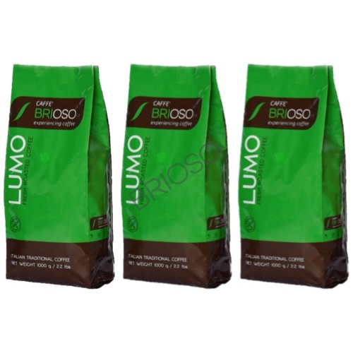 3 ק”ג פולי קפה בריוסו לומו Caffe Brioso Lumo