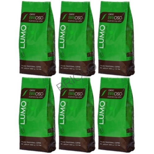 6 ק”ג פולי קפה בריוסו לומו Caffe Brioso Lumo