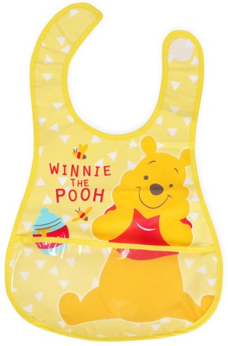 סינר תינוק עשוי PVC עם כיס - פו הדב Winnie the Pooh