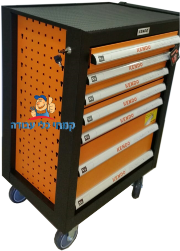 עגלת כלים HD מקצועית 7 מגירות